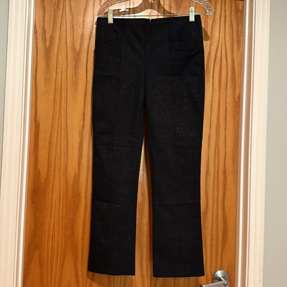 Corey Lynn Carter Midnight baby blue sparkle dress pants